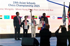 Никита Кравченко – чемпион Азии среди школьников по блицу, Кирилл Морозевич – серебряный призер. Поздравляем!