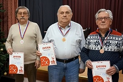 Евгений Драгомарецкий был вне конкуренции на первенстве Москвы по рапиду среди ветеранов