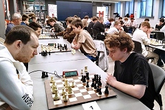 На чемпионате Москвы по рапиду после первого дня образовалась пятерка лидеров