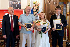 Эльвира Уманская и Олег Перваков награждены «Золотым знаком ФШР»
