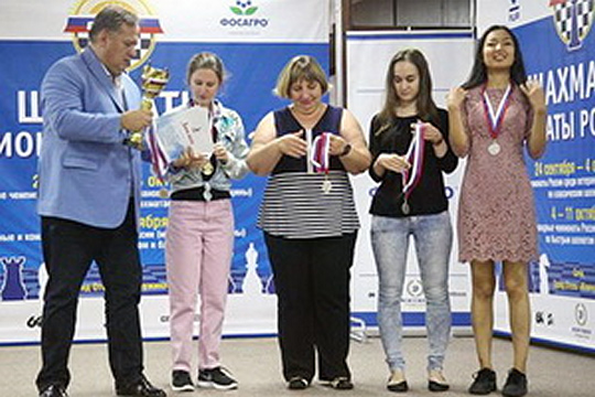 Женская сборная Москвы – чемпион России по блицу. Поздравляем!
