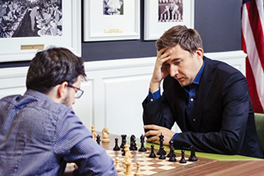 Сергей Карякин одержал первую победу на этапе Grand Chess Tour в Сент-Луисе