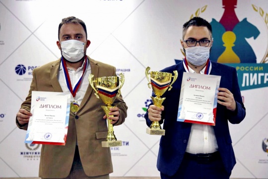 Валентина Гунина и Михаил Антипов завоевали медали на Высшей лиге чемпионата России