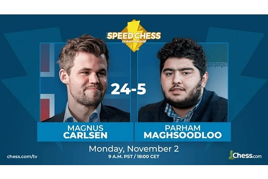 Магнус Карлсен вышел в четвертьфинал чемпионата Chess.com по скоростным шахматам