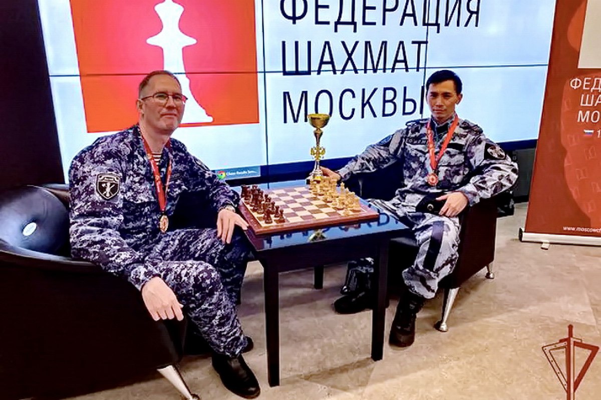 Первенство столичного главка Росгвардии прошло в Московском шахматном клубе