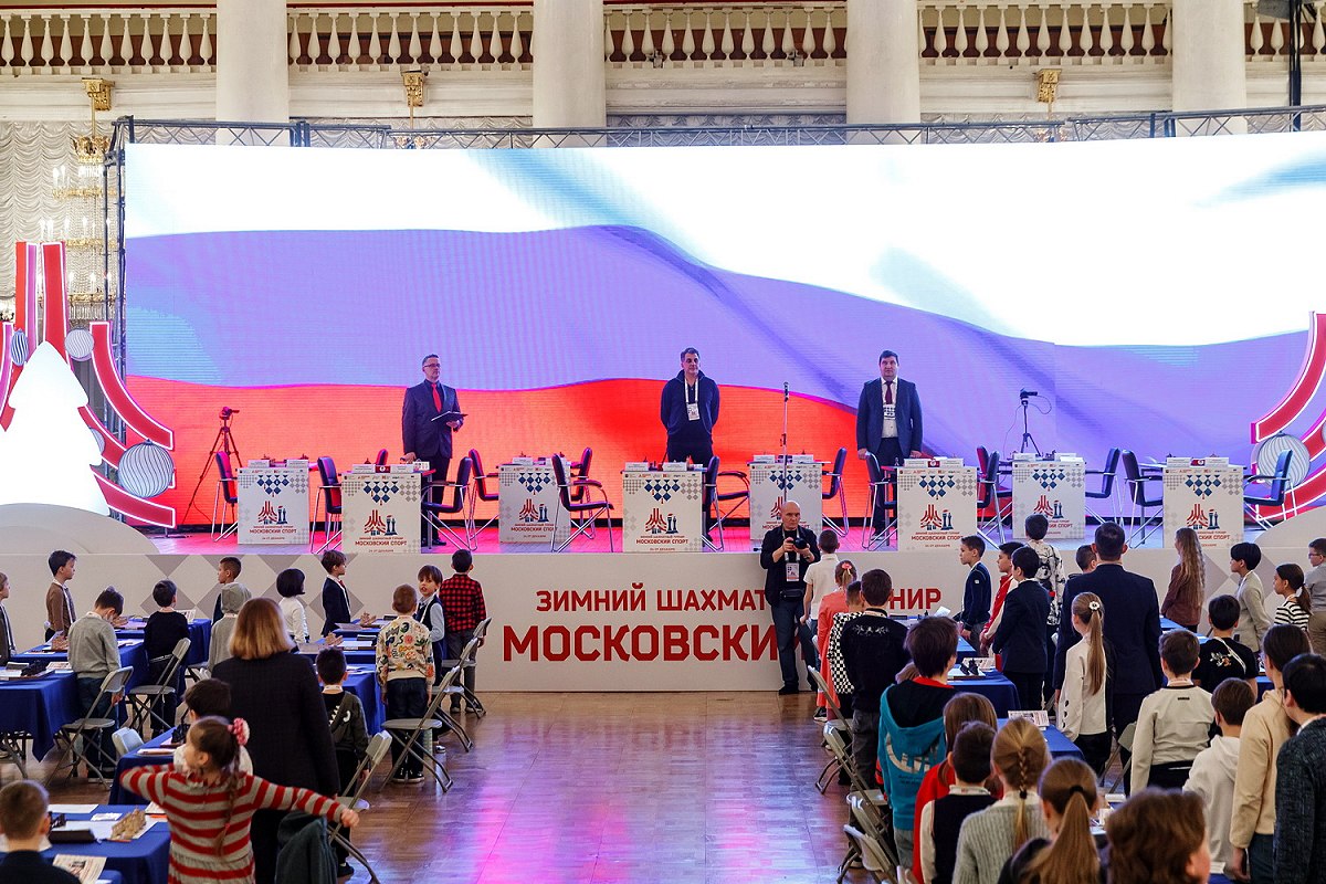 Зимний турнир для детей «Московский спорт» стартовал в Колонном зале Дома союзов