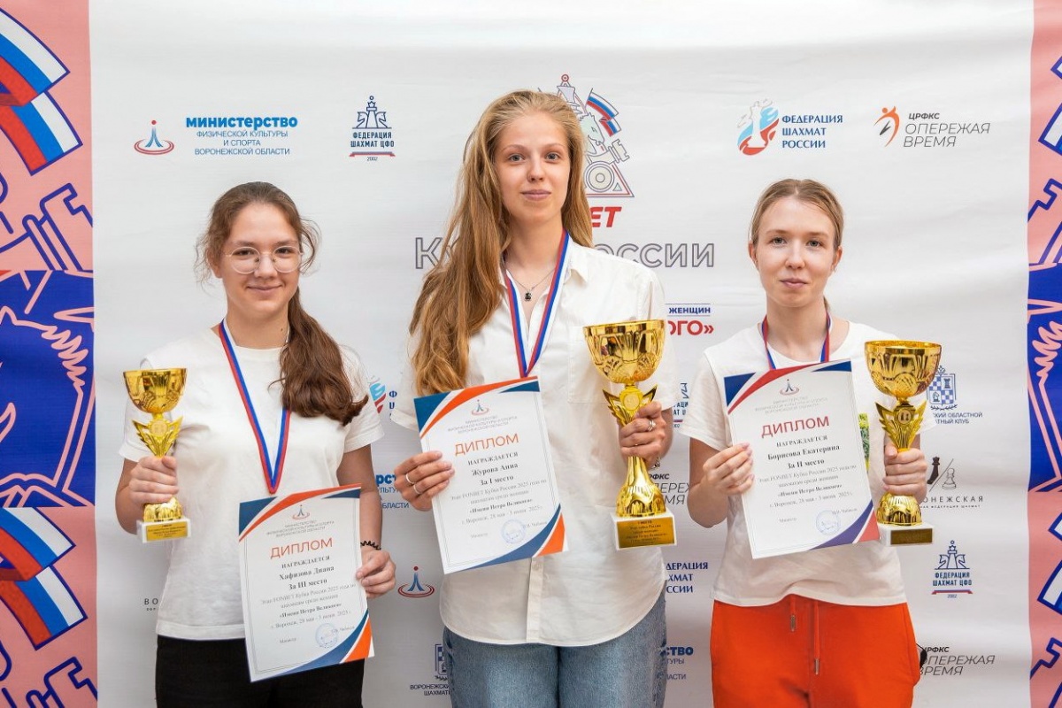 Екатерина Борисова и Диана Хафизова стали призерами этапа Кубка России в Воронеже