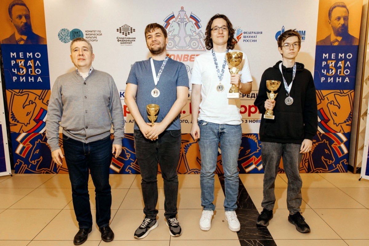 Владимир Захарцов занял третье место на этапе FONBET Кубка России «Мемориал Чигорина»