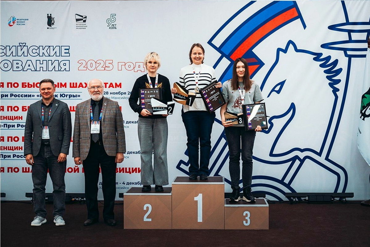 Москвичи завоевали три медали в финалах Гран-При России по рапиду и блицу