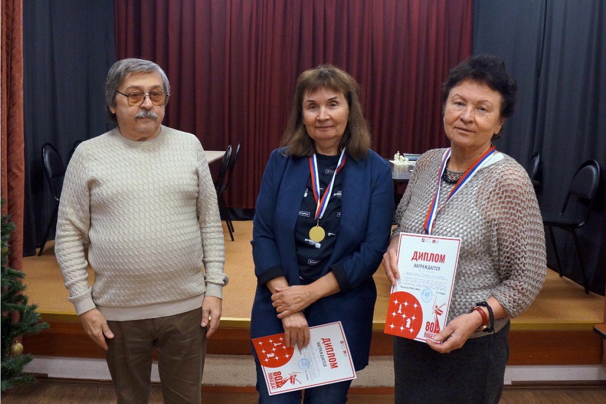 Ирина Михайлова – чемпионка Москвы по быстрым шахматам среди женщин-ветеранов
