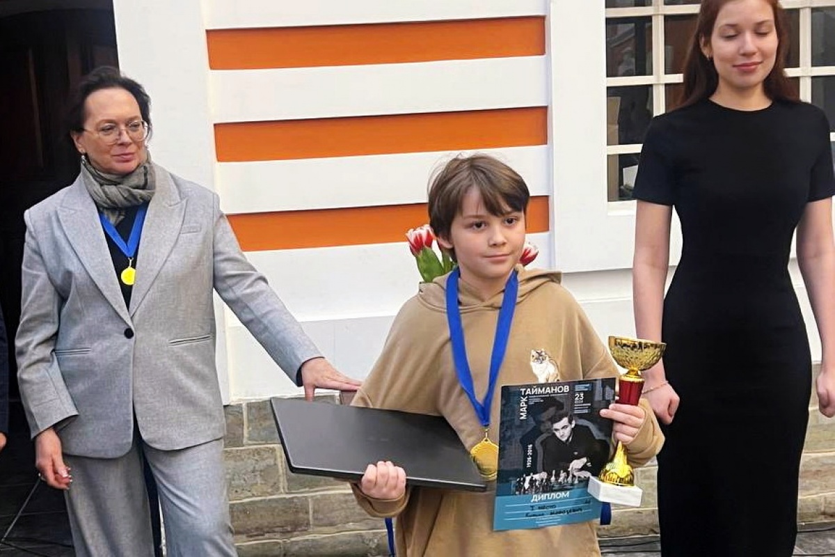 Кирилл Морозевич показал 100-процентный результат на Мемориале «100 лет М.Тайманову»