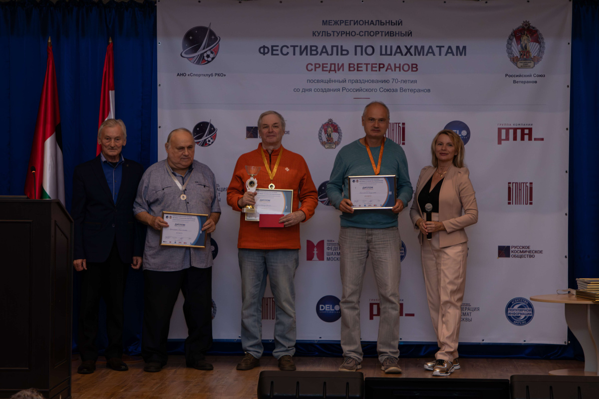Александр Хаит и Ирина Михайлова стали чемпионами ветеранского турнира по блицу