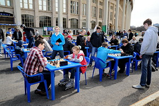 В День города в Лужниках будет работать шахматная площадка